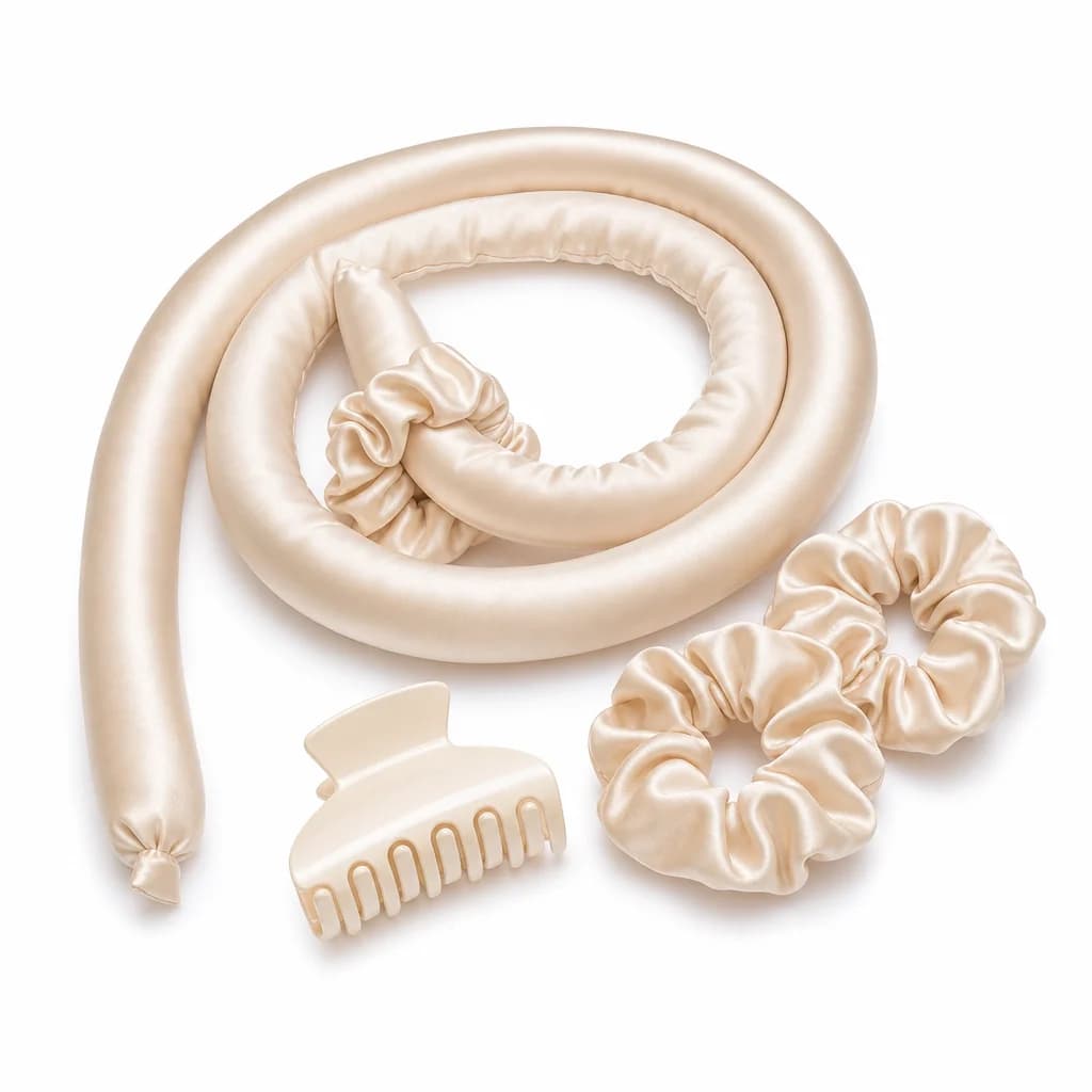 Satin Heatless Curling Set